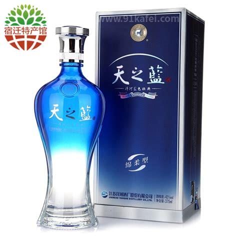 天之蓝42度多少钱一瓶，42度价格375ml270元／瓶优质