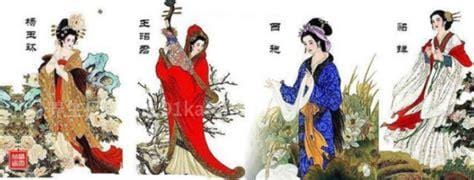 闭月羞花沉鱼落雁是哪四大美女，西施/王昭君/貂蝉/杨玉环