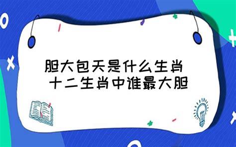 胆大包天是什么生肖，第一名生肖鼠(难以置信的存在)