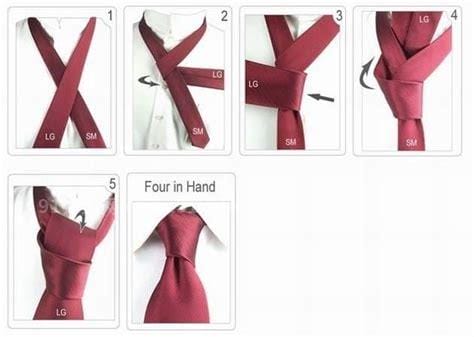 打领带的方法图解，三种方法(马车夫结最简单/常用)