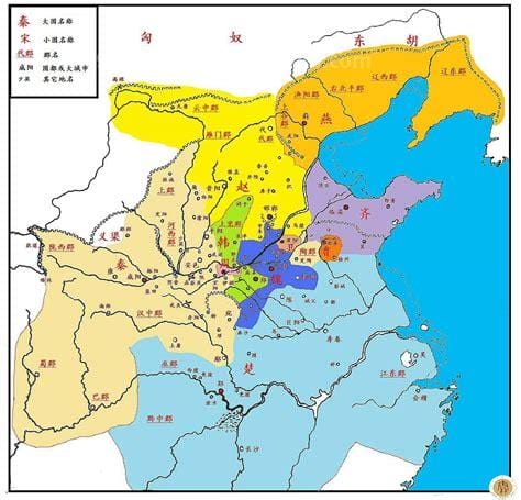 秦国是现在的哪个省，周朝时受封于现在的甘肃省