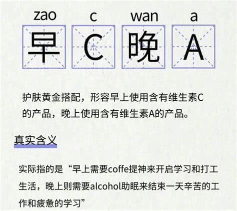 早C晚A指的是什么，早上补充维生素C/晚上补充维生素A