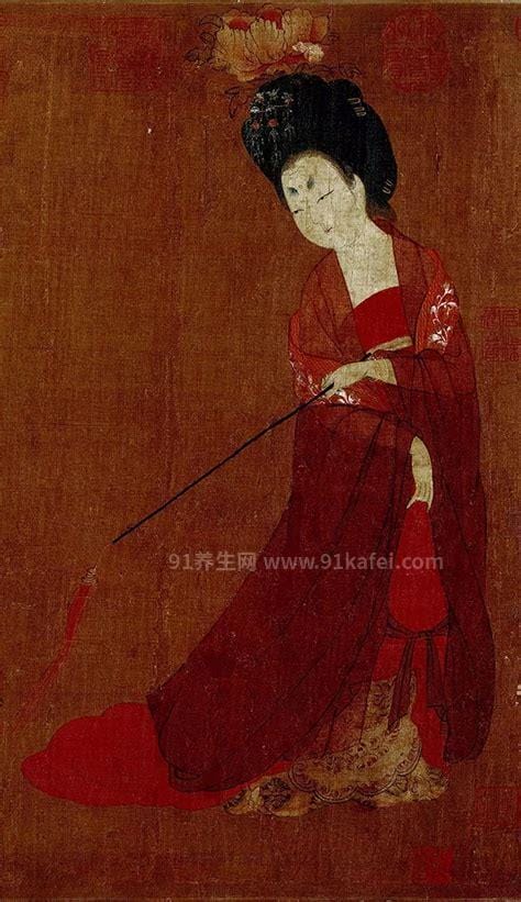 唐代仕女图合集欣赏，著名仕女画家周