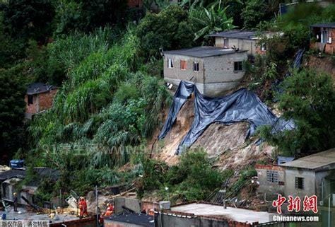 泥石流有什么危害-巴西暴雨已致146死:泥石流轰然倾泻