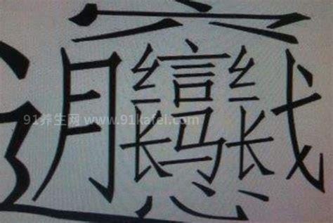 世界上最难写的汉字是什么意思，172笔(手机和电脑都无法打出来)