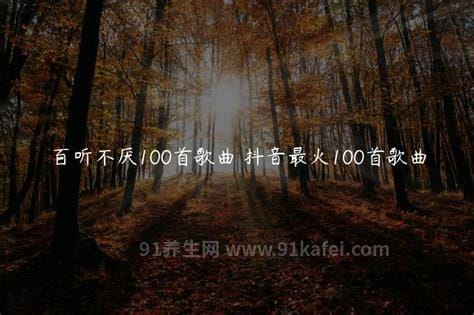 百听不厌的100首歌曲，KTV必点的经典