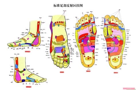 足部反射区图及详细图解保健养生学